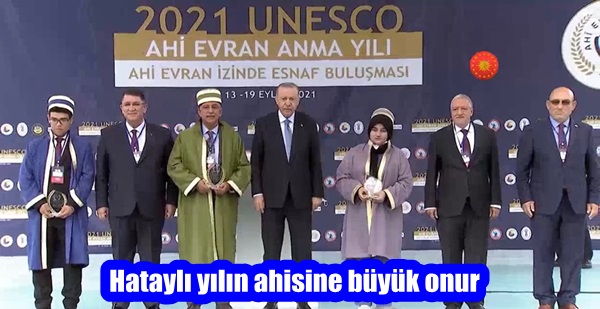 “Hatay’lı yılın ahisine büyük onur”