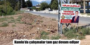 Kumlu’da çalışmalar tam gaz devam ediyor