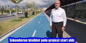 İskenderun bisiklet yolu projesi start aldı