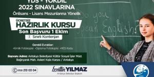 Antakya Belediyesinden ücretsiz YDS – YÖKDİL hazırlık kursu