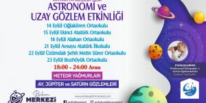 Antakya Bilim Merkezi’nden “Astronomi ve Uzay Gözlem Etkinliği”