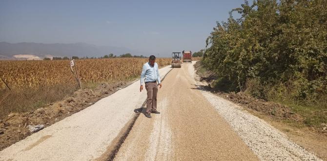 Başkan Yavuz asfalt çalışmalarına ara vermeden devam ediyor