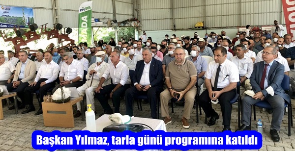 Başkan Yılmaz, tarla günü programına katıldı