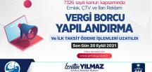 Yapılandırmada son gün 30 Eylül