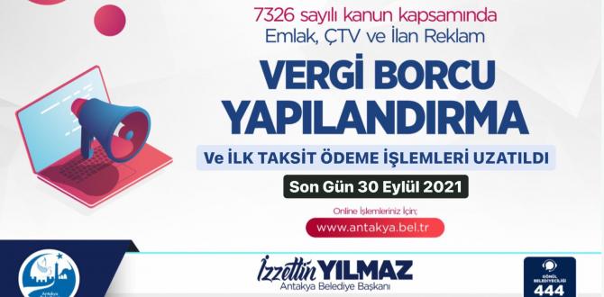 Yapılandırmada son gün 30 Eylül