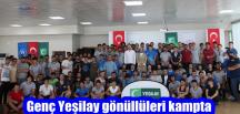 Genç Yeşilay gönüllüleri kampta
