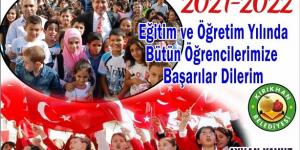 Yavuz: “2021 -2022 Eğitim ve öğretim yılı hayırlı olsun”