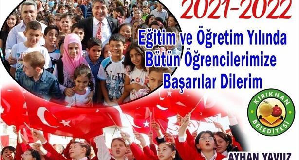 Yavuz: “2021 -2022 Eğitim ve öğretim yılı hayırlı olsun”