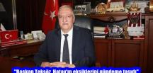 “Başkan Teksöz, Hatay’ın eksiklerini gündeme taşıdı”