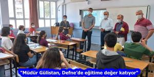 “Müdür Gülistan, Defne’de eğitime değer katıyor”