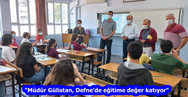 “Müdür Gülistan, Defne’de eğitime değer katıyor”