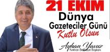 Başkan Yavuz: “21 Ekim Dünya Gazeteciler Günü kutlu olsun”