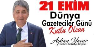 Başkan Yavuz: “21 Ekim Dünya Gazeteciler Günü kutlu olsun”