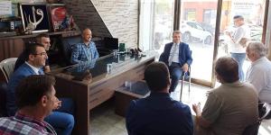“Ayakkabıcı esnafın sorunlarını dinlediler”