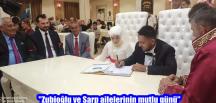 “Zubioğlu ve Sarp ailelerinin mutlu günü”