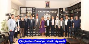 Çinçin’den Baro’ya tebrik ziyareti