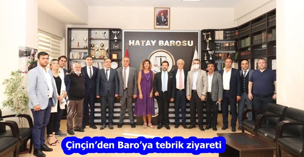 Çinçin’den Baro’ya tebrik ziyareti