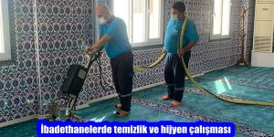 İbadethanelerde temizlik ve hijyen çalışması