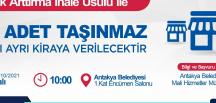 Antakya Belediyesi, 31 taşınmazı kiraya verecek