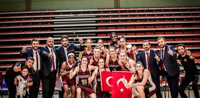 Hatayspor Kadın Basketbol EUROCUP’ta grup maçına çıkıyor..