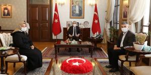 Şehit ailesinden Vali Doğan’a ziyaret