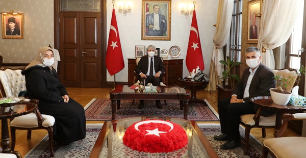 Şehit ailesinden Vali Doğan’a ziyaret