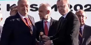 “Cumhurbaşkanı Erdoğan Başkan Yılmaz’ı onurlandırdı”