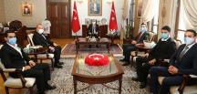 Vali Doğan Ülkü Ocakları heyetini kabul etti