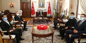 Vali Doğan Ülkü Ocakları heyetini kabul etti