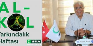 Yeşilay alkol bağımlılığıyla mücadelesini aralıksız sürdürüyor