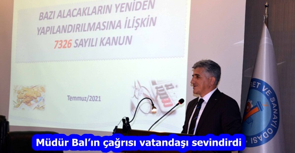 Müdür Bal’ın çağrısı vatandaşı sevindirdi