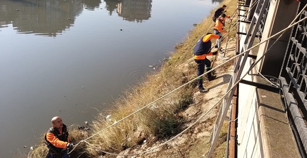 HBB EKİPLERİ ASİ NEHRİ’Nİ TEMİZLİYOR