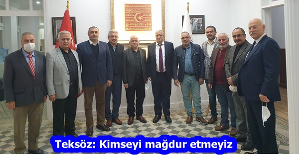 Teksöz: Kimseyi mağdur etmeyiz