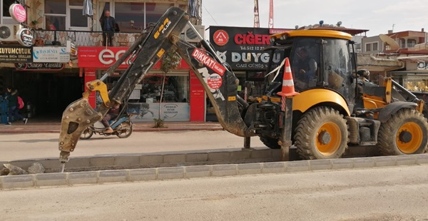 SAMANDAĞ BELEDİYESİ İLÇE MERKEZİNDEKİ TRAFİĞİ RAHATLATIYOR