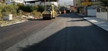 Nil Sokak’ta beton asfalt çalışması