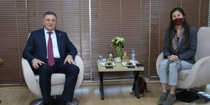İngiliz Diplomatlardan Başkan Savaş’a ziyaret