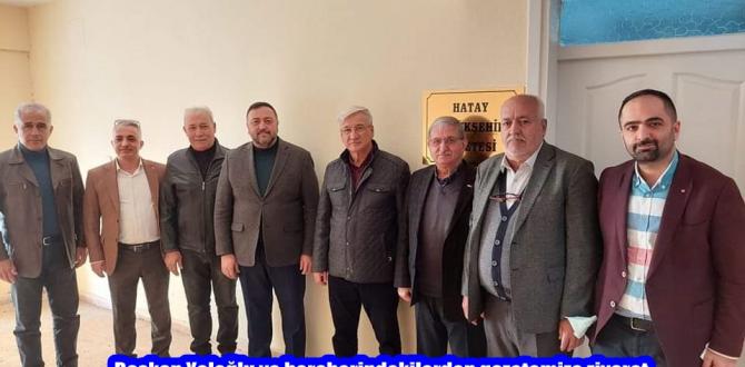 Başkan Yeloğlu ve beraberindekilerden gazetemize ziyaret