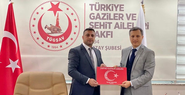 Kaymakam Şengök’ten TÜGŞAV’a ziyaret