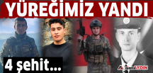 Acı haber: 4 şehit