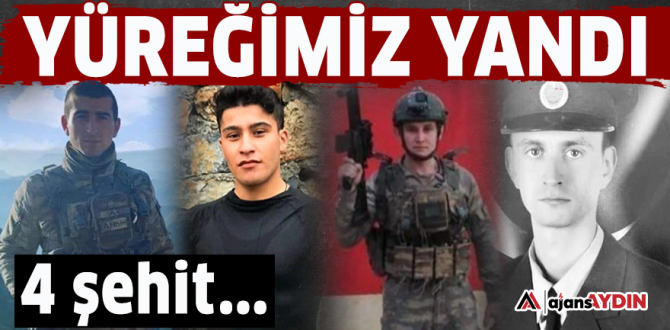 Acı haber: 4 şehit