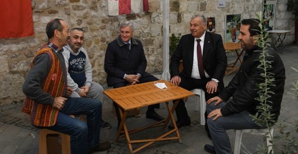 Başkan Yılmaz’dan esnafa ziyaret