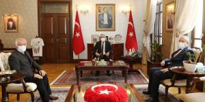 Vali Doğan HESOB heyetini ağırladı