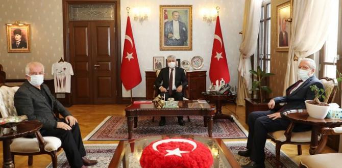 Vali Doğan HESOB heyetini ağırladı