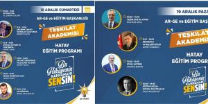 “AK Parti Teşkilat Akademisi Hatay’da”