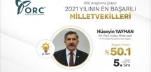“Vekil Yayman en başarılı milletvekilleri listesinde”