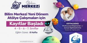 BİLİM MERKEZİ YENİ DÖNEM KAYITLARINI ALMAYA BAŞLADI