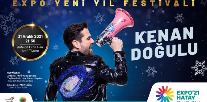 Hatay 2022’ye Kenan Doğulu ile merhaba diyecek