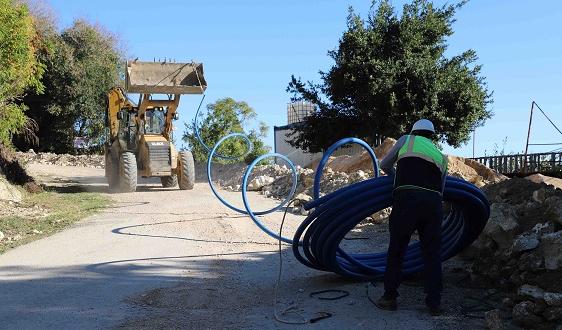 YENİ MESKENLERİN ALTYAPI İHTİYACI KARŞILANIYOR