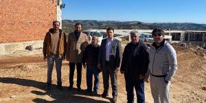 Başkan Yalçın, proje alanını inceledi