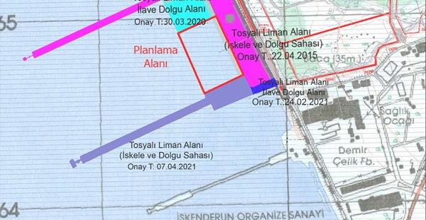 HBB’YE RAĞMEN TOSYALI HOLDİNGE 80 DÖNÜMLÜK DENİZ DOLGUSU İZNİ